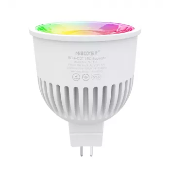 MIBOXER FUT112 LED retrofit GU5.3/MR16 6W RGB-CCT 2,4GHz Smooth Dim intelligens spot izzó