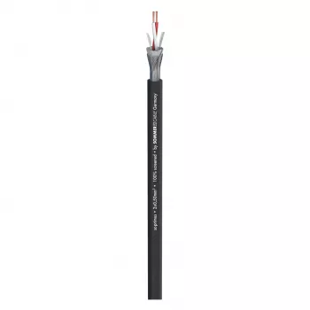 Sommer Cable SC-Primus mikrofonkábel, 2 x 0,50 mm², PVC Ø 6,7 mm, fekete, méterárú (200-0151)