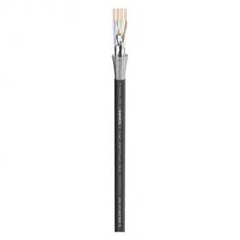 Sommer Cable SC-Mercator CAT.7 PUR hálózati kábel, PUR, Ø 6,4 mm, fekete, méterenként értékesítve (581-0071)