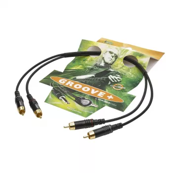 Sommer Cable SC-Onyx 2025 MKII sztereó RCA-kábel, aszimmetrikus, 2 x 1 x 0,25 mm², 2x RCA-dugó 2x RCA-dugóra, HICON, fekete, 5 m (ON81-0500-SW)