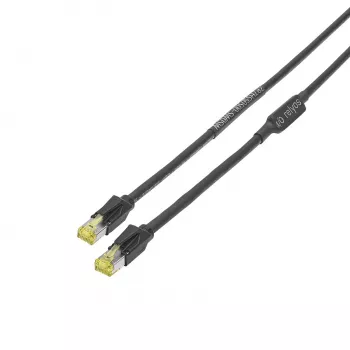 Sommer Cable SC-Mercator CAT.7 PUR hálózati kábel, 8 x 0,14 mm², RJ45-RJ45, HIROSE, fekete, 5 m (P7HS-0500-SW)