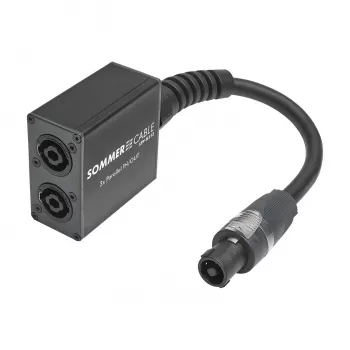 Sommer Cable SPY-N153 hangszóródugó audio adapter, egyenes, antracit