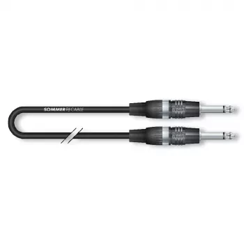 Sommer Cable SC-Tricone MKII hangszerkábel 6 m fekete 6,35 mm TS mono jack