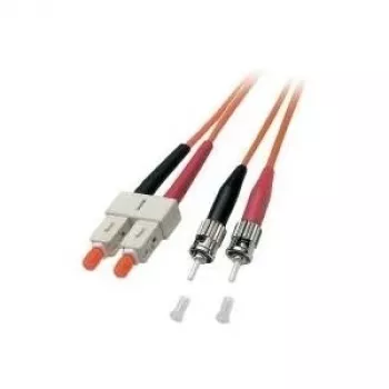 EFB Elektronik ECOFIBER duplex optikai patch kábel SC-ST, OM2 50/125 µm, LSZH, 15 m, narancssárga