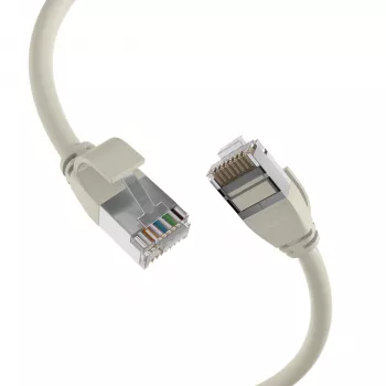 EFB Elektronik RJ45 patch kábel Cat.6A U/FTP TPE 4mm Ultraflex szürke 3m
