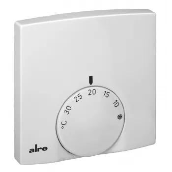 ALRE helyiséghőmérséklet-szabályzó fali kivitel 5-30°C NC-érintkező 2A 230V RTBSB-201.00