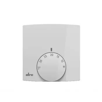 ALRE helyiséghőmérséklet-szabályzó fali kivitel 5-30°C NC-érintkező 2A 230V RTBSB-201.00