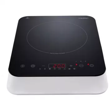 MEDION LIFE indukciós főzőlap MD 18490 (fekete/fehér, 2000 watt)