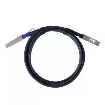 BlueOptics Fortinet FN-CABLE-QSFPDD-DAC-02 kompatibilis BlueLAN BL292901X2M26 QSFP-DD Direct Attach rézkábel, 400GBASE-CR4, 26 AWG, 2 méter