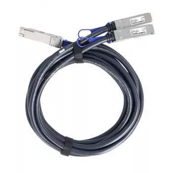 BlueOptics Cisco QDD-2Q200-CU2M BlueLAN passzív 400GBASE-CR8 QSFP-DD - 2x200GBASE-CR4 QSFP56 Direct Attach breakout-kábel, 2m