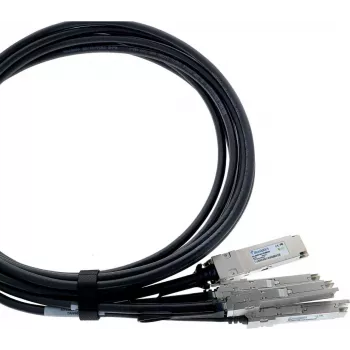BlueLAN QDD-4ZQ100-CU2M-BL 400G QSFP-DD - 4x100G QSFP56 breakout DAC kábel 2m