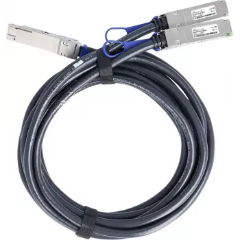 BlueOptics NVIDIA 980-9IA3T-00W002 BlueLAN passzív 400GBASE-CR8 QSFP-DD - 2x200GBASE-CR4 QSFP56 Direct Attach breakout-kábel, 2m