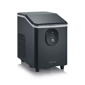 SEVERIN EZ 7415 jégkockakészítő, 12 kg/24h, 2,1 L tartály, rozsdamentes acél/fekete