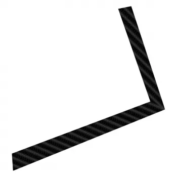 TrackTime Series One Cover Carbon – karbon wheelbase-borítás Series One rigekhez