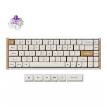 Keychron K6H-Q1 65% mágneses fehér