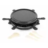 Giles & Posner EK4511GV2VDE asztali raclette-grill 1200 W 8 személyes fekete/ezüst