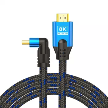 SAVIO HDMI-kábel dugó-dugó 5m 8K kék