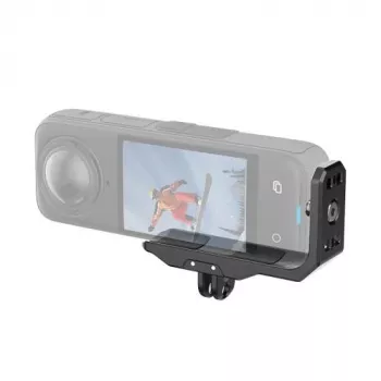 PULUZ adapter rögzítőkonzol vízszintes és függőleges, 1/4 inch csavarral és GoPro rendszerrel Insta360 X4 / Insta360 X5-höz / PU982B