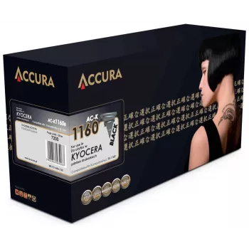 ACCURA kompatibilis tonerpatron Kyocera TK-1160 helyettesítésére (fekete, normál kapacitás, 7 200 oldal)