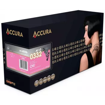 ACCURA kompatibilis tonerpatron fekete OKI 44973536 csere