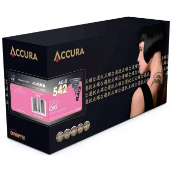 Accura tonerpatron fekete kompatibilis OKI 46490608