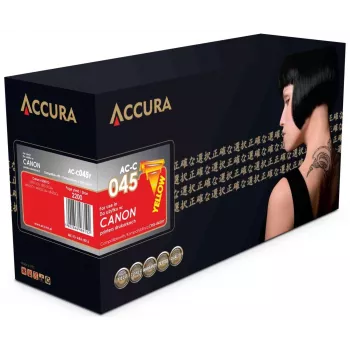Accura kompatibilis tonerpatron Canon CRG-045HY, sárga, nagy kapacitás