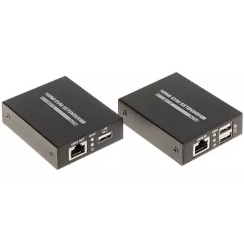 HDMI & USB KVM extender 4K@60Hz 70m Cat6/7-en keresztül