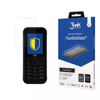 3MK Hybrid Glass FlexibleGlass képernyővédő fólia CAT B40-hez