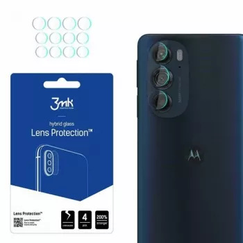 3MK kijelzővédő fólia Motorola Edge 30 készülékhez - ütésálló, karcolásálló, átlátszó - 4 darabos csomag