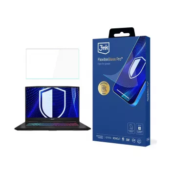 3MK PROTECTION FlexibleGlass Pro képernyővédő MSI Katana 17,3 inch laptophoz (19-ig) - 0,3 mm hibrid üveg, 7H keménység, ujjlenyomatmentes, buborékmentes
