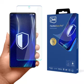 3MK PROTECTION FlexibleGlass Pro hibrid üvegfólia kijelzővédő Tecno Camon 20 Pro 5G / 20s Pro 5G-höz