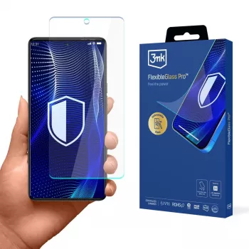 3MK PROTECTION FlexibleGlass Pro hibrid üvegfólia kijelzővédő Tecno Camon 20 Pro 5G / 20s Pro 5G-höz