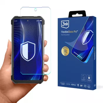 3MK PROTECTION FlexibleGlass Pro képernyővédő fólia Unihertz Shark 5G - hibridüveg, 7H keménység, 0,3 mm, átlátszó