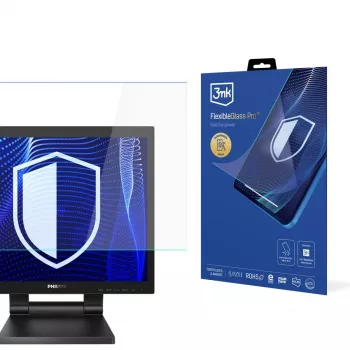 3MK PROTECTION FlexibleGlass Pro kijelzővédő fólia Philips 172B9TL monitorhoz (17 inch, 5:4, hibrid üveg, 7H keménység, 0,3 mm, tiszta)