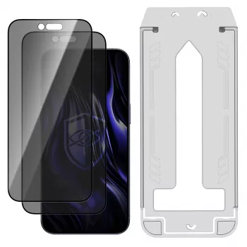 3MK PROTECTION Apple iPhone Air - 3mk Hardy Privzone 9H edzett üveg adatvédelmi kijelzővédő