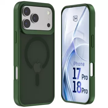 3MK PROTECTION Apple iPhone 17 Pro - 3mk Hardy Hazy MagCase zöld