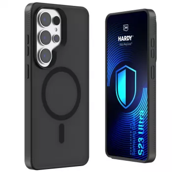 3MK PROTECTION Samsung Galaxy S23 Ultra - 3mk Hardy Hazy MagCase fekete