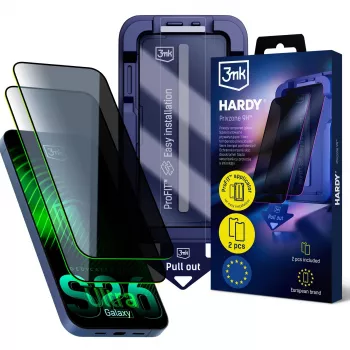 3MK PROTECTION Samsung Galaxy S26 Ultra - 3mk Hardy Privzone 9H edzett üveg képernyővédő fólia