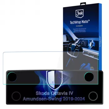 3MK PROTECTION Skoda Octavia IV Amundsen-Swing 2019-24 - 3mk TechWrap matt központi kijelző védőfólia