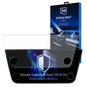 3MK PROTECTION Skoda Superb III 2015-2024 Amundsen-Bolero TechWrap matt központi kijelző védőfólia