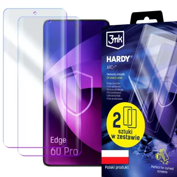 3mk Hardy ARC+ képernyővédő fólia Motorola Edge 60 Pro-hoz, 2 db