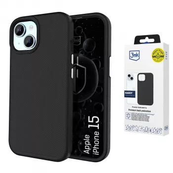 3MK PROTECTION Apple iPhone 15 Hardy Shockproof MagCase hátlap tok átlátszó