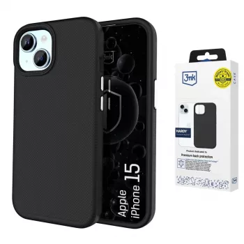 3MK PROTECTION Apple iPhone 15 Hardy Shockproof MagCase hátlap tok átlátszó
