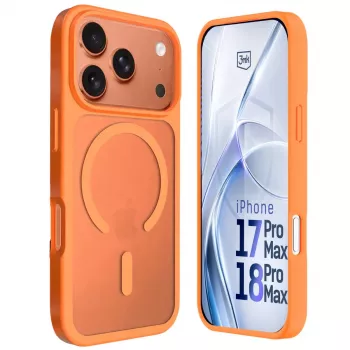3MK PROTECTION Apple iPhone 17 Pro Max Hardy Hazy MagCase narancssárga