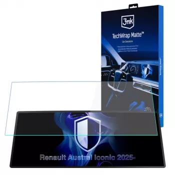 3MK PROTECTION Renault Austral Iconic 2025- TechWrap matt kijelzővédő fólia a műszerfalhoz