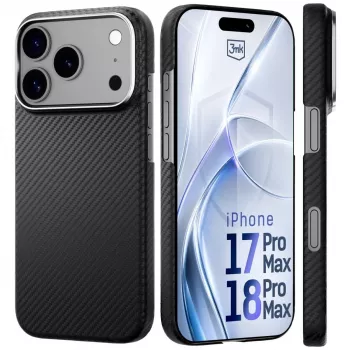 3MK PROTECTION Apple iPhone 17 Pro Max Hardy Aramid MagCase - fekete