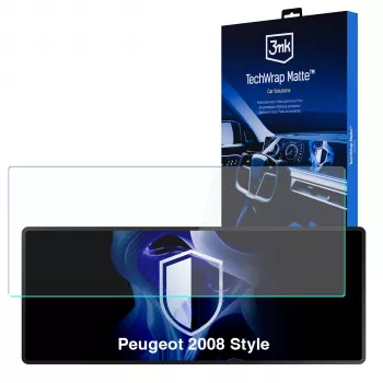 3MK PROTECTION Peugeot 2008 Style - 3mk TechWrap Matter központi kijelző védőfólia