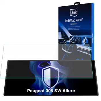 3MK PROTECTION Peugeot 308 SW Allure - 3mk TechWrap Matte központi kijelző védőfólia