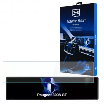 3MK PROTECTION Peugeot 3008 GT - 3mk TechWrap Matter központi kijelző védőfólia