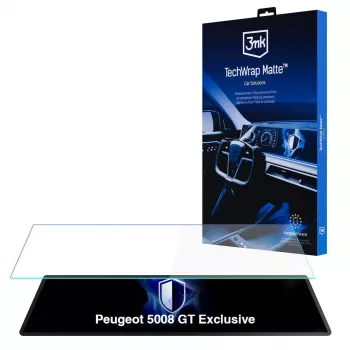 3MK PROTECTION Peugeot 5008 GT Exclusive - 3mk TechWrap Matte központi kijelző védőfólia